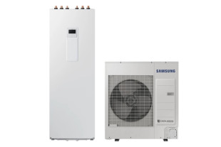 SAMSUNG ClimateHub Split EHS AE260RNWSGG/AE090RXEDGG berendezés 260 literes HMV tárolóval 3 fázis (MWR-WW10N távszabályzó vásárlása szükség)
